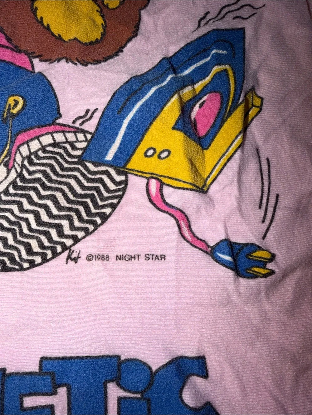 Night Star Magnetic Personality Bear vintage 1988 nightgown